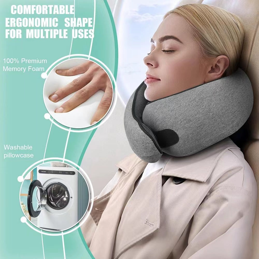 Memory Foam Snail Roll Travel Pillow
