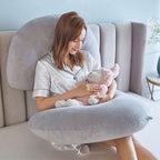C-Shaped Pregnancy Pillow for Side Sleeping