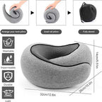 Memory Foam Snail Roll Travel Pillow