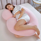 C-Shaped Pregnancy Pillow for Side Sleeping