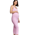 Round Neck Sleeveless Maternity Dress
