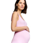 Round Neck Sleeveless Maternity Dress