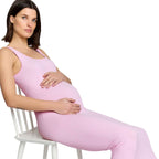 Round Neck Sleeveless Maternity Dress